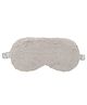 Jenna Silk Fur Plain Sleeping Eye Mask - Grey