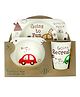 Baby Moo Car Bamboo Fiber Dinner Set - Cream
