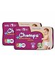 Champs High Absorbent Pant Style Diaper Medium Pack of 2 White - 80 Pieces