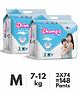 Champs Soft & Dry Diaper Pants Medium Size Pack of 2 - 148 Pieces