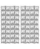 AMFIN Photoshoot Wall Curtain Decoration Metallic Double Foil Silver - Pack of 2