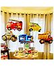 AMFIN Transport Theme Birthday Foil Balloons Multicolour - Pack of 5