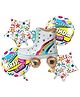 AMFIN Roller Skate Hip Hop Star Foil Balloon Birthday Decoration Kit Multciolour - Pack of 5