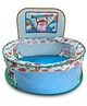 Baby Moo Playtime Foldable Basketball Tent Animal Theme - Blue