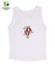 COCOON ORGANICS Sleeveless Parachute Print Vest - White