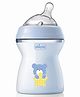 Chicco Natural Feeling Feeding Bottle with Medium Flow Nipple -Blue 250 ml
