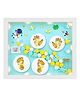 Mold Your Memories Baby Clay Handprint & Footprint Wooden Frame with LED - Gold Blue
