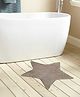 Mi Arcus Bath Mat - Soft, Anti-Skid Bathroom Entrance Floor Mat, Star Shape, Grey, 70x70 cm