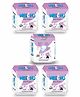 Meechu Taped Style Diapers Newborn (Pack of 5) Cottony Soft Absorb Technology Leakage Protection- 25 Pieces