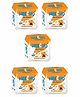 Meechu Small  Taped Style Diapers (Pack of 5) Cottony Soft Absorb Technology Leakage Protection- 25 Pieces