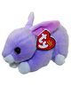 Ty Toy Rabbit Soft Toy Purple - 14.5 cm