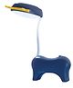FunBlast Table Lamp Rechargeable Desk Lamp 360 Degree Rotation Goose Neck Lamp with Mirror - Blue