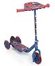 Marvel Spider Man Three Wheeler Scooter - Blue And Red