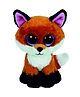 Ty Toy Slick Brown Fox Soft Toy - Brown