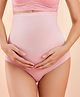 Sunveno Highwaist Pregnancy Support Cotton Panties Pink - M