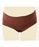 Kriti Comfort Maternity Fold Over Panty - Brown