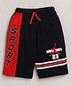 Nottie Planet Basketball Printed Shorts - Navy Blue & Red