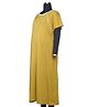 Kriti Comfort Knit Nighty With Embroidery - Yellow