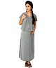 Kriti Comfort Maternity Gown - Grey
