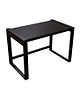 Riyan Luxiwood Fabio Computer Table with Open Storage Shelves in Brown Finish