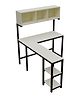 Riyan Luxiwood Hutch Corner Study Table - White