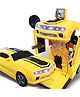 Niyamat Bump & Go Action 2 in 1 Robot Car Toy with 3D Light and Music Transformer Car for Kids