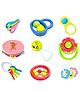 Little Innocents Rattles and Teethers Pack of 9 - Multicolour