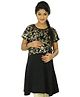 Kriti Ethnic Maternity Knit Kurta - Black