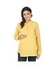 Kriti Western Maternity Woven Top - Yellow  