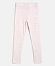 Tales & Stories Cotton Knit Regular Fit Striped Leggings - Pink