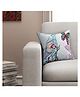 SEJ by Nisha Gupta Abstract Premium 16 by 16 cushion cover       Blue