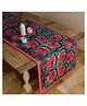 SEJ by Nisha Gupta Floral Grey Table Runner - Grey