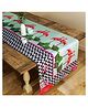 SEJ by Nisha Gupta Abstract Green Table Runner - Green