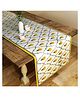 SEJ by Nisha Gupta Floral Mustard Table Runner - Yellow