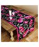 SEJ by Nisha Gupta Floral Black Large size Table Runner - Black