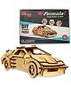 CLAPJOY DIY 3D Wooden Formula 1 Racing Car - Multicolour
