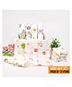 Mom's Home Supersoft Baby Organic Cotton Muslin Combo Gift Set 12 pieces - Multicolor