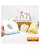 Mom's Home Supersoft Baby Organic Cotton Muslin Combo Gift Set- Multicolor