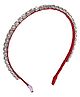 CHOKO Midnight Mist Jewelled Hair Band - Red