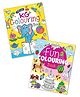 Mega KG & Fun With Coloring Books Set Of 2 - English