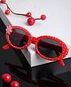 Stol'n Oval Shaped Sunglasses - Red