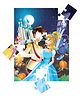 Popcorn Cinderella Jigsaw Puzzle & Story Book Multicolor - 30 Pieces