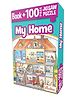 Popcorn Games & Puzzles - My Home Jigsaw Puzzle Book Multicolour - 100 Pieces