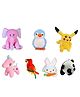 Deals India Penguin Elephant Unicorn Parrot Pikachu Panda Rabbit with Carrot Soft Toys Pack of 7 Multicolour - Height 26 cm