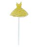 AMFIN Happy Birthday Cake Candles / Birthday Candles for Cake / Girl Candle 1st Birthday / Girl Candle 1st Birthday / Candle for Girl / 1st Birthday Candle Girl / Frock Candle - Pack of 1