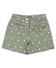 Cutecumber Floral Printed Shorts - Green