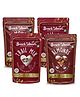 SnackAmor Premium Combo Pack Of Roasted Salted Almond Pack of 2 (170g each) And Trial Mix Pack of 2 (175g each)