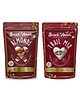 SnackAmor Combo Pack Of Premium Roasted Salted Almond And Trail Mix - 345 gm