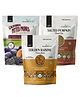 NourishVitals Healthy Munching Combo  California Pitted Prunes Golden Raisins Premium Quality Salted Pumpkin Roasted Seed -  600 gm