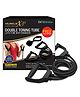 MuscleXP Dr Fitness Double Toning Tube Latex Body Enhancer With Door Anchor - Black